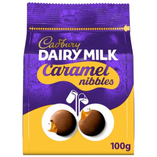 Cadbury Caramel Nibbles Bag 100g