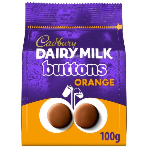 Cadbury Orange Buttons Bag 100g