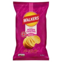 Walkers Prawn Cocktail Crisps 6 Pack (25 g)