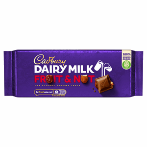 Cadbury Dairy Milk Fruit & Nut Chocolate Bar 180g