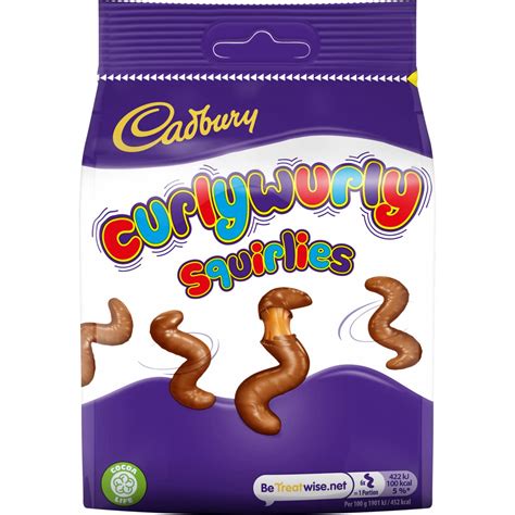Cadbury Curly Curly Squirlies Bag 100g