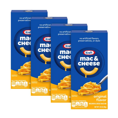 Kraft Mac & Cheese 4 x 206g