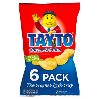 Tayto Cheese & Onion 6pk